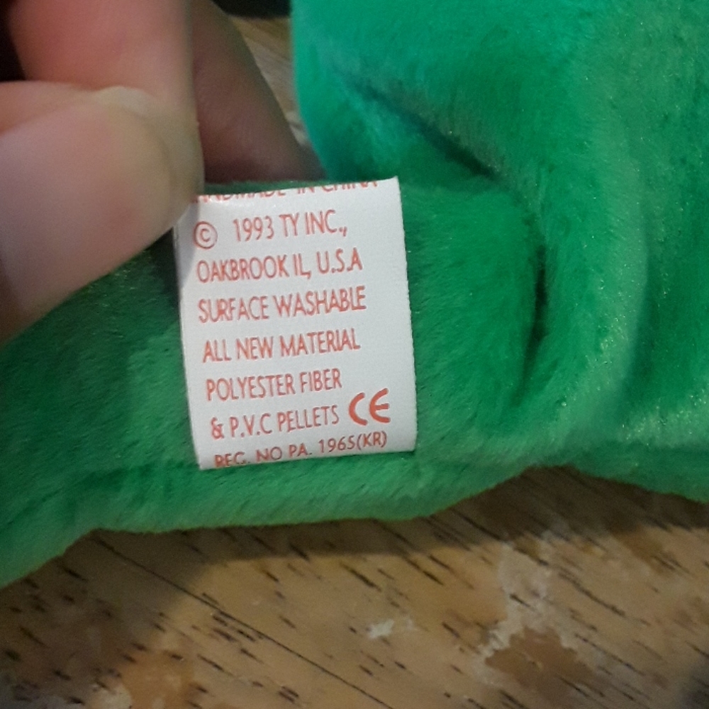 •Original Beanie Babies Collection Legs the frog - Picture 10 of 11